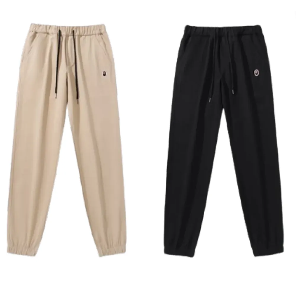 BAPE shark head classic small label ankle casual pants