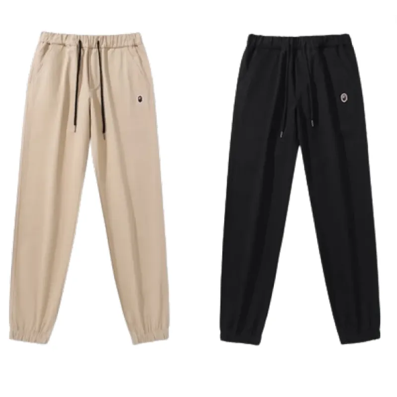 BAPE shark head classic small label ankle casual pants