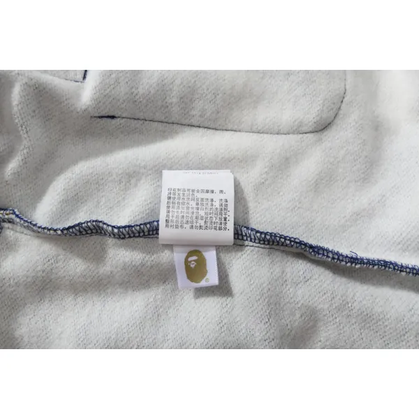 BAPE shark head star camouflage trousers