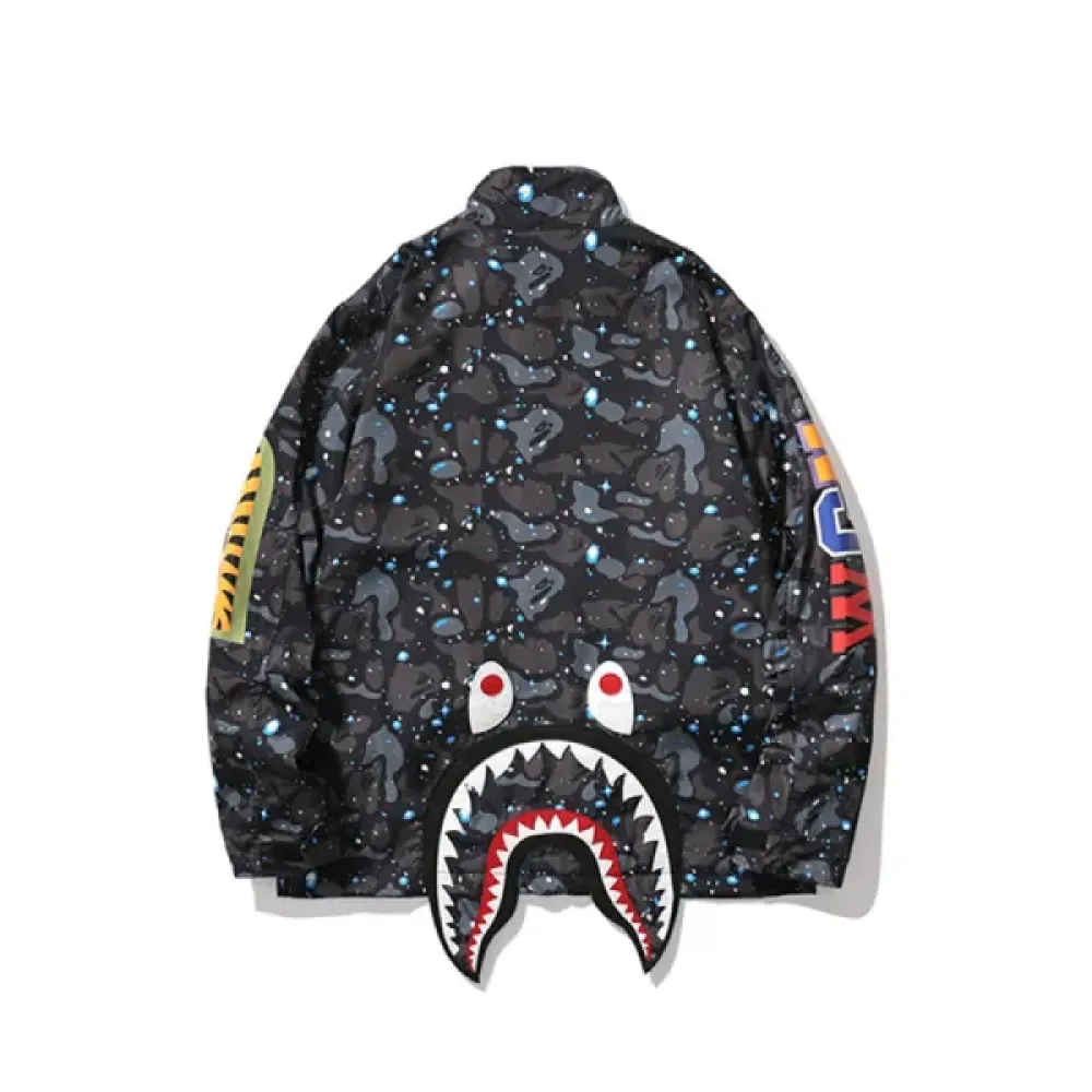 BAPE Shark Starry Sky Windbreaker