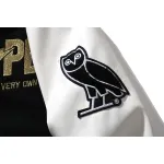 BAPE x OVO Varsity Jacket Cotton Coat Black