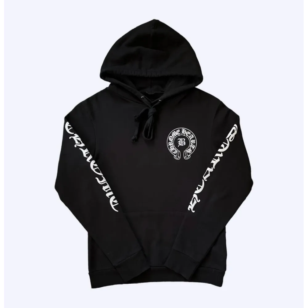 CHROME HEARTS BELLA LEATHER PATCH HOODIE