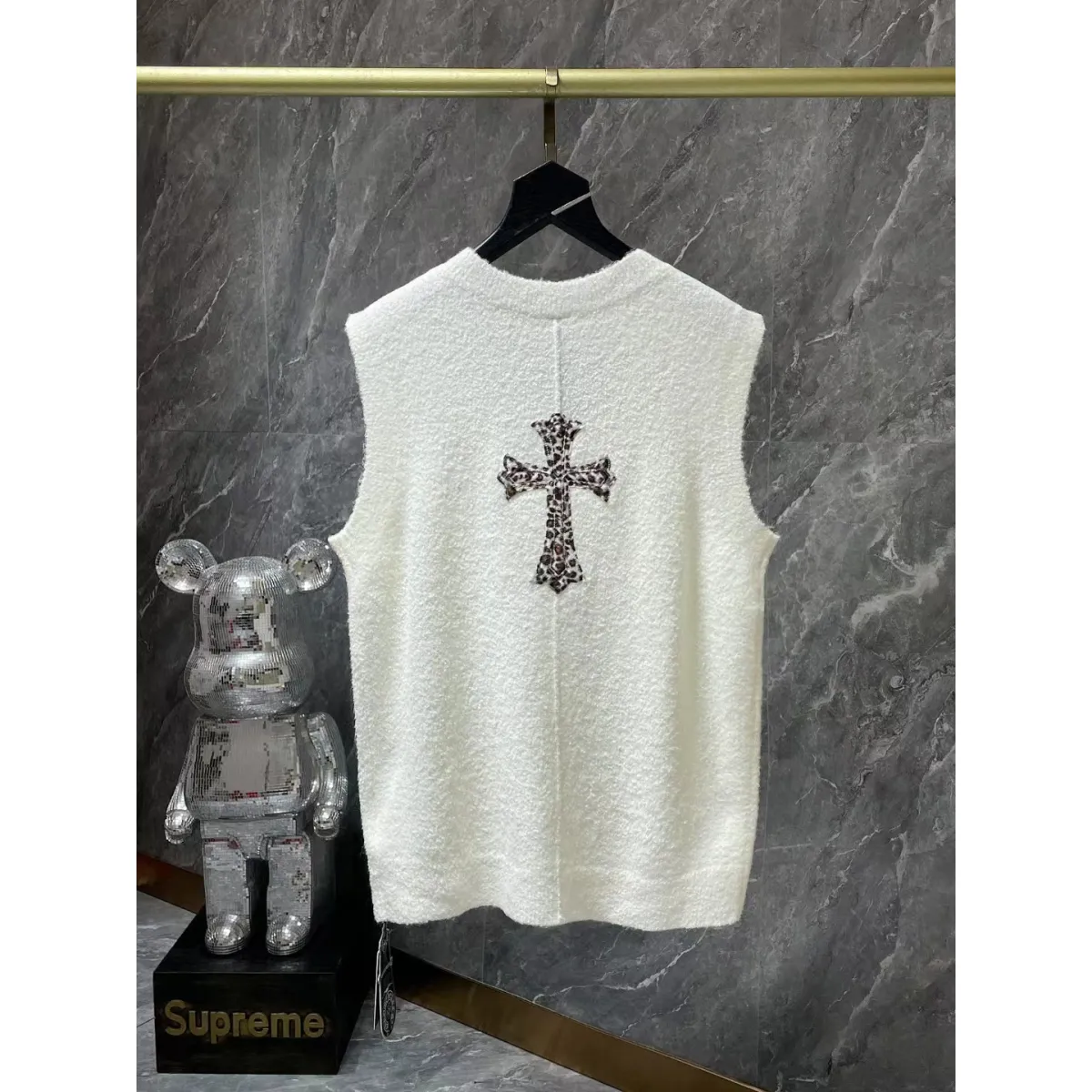 CHROME HEARTS Cashmere Sleeveless Vest 8856