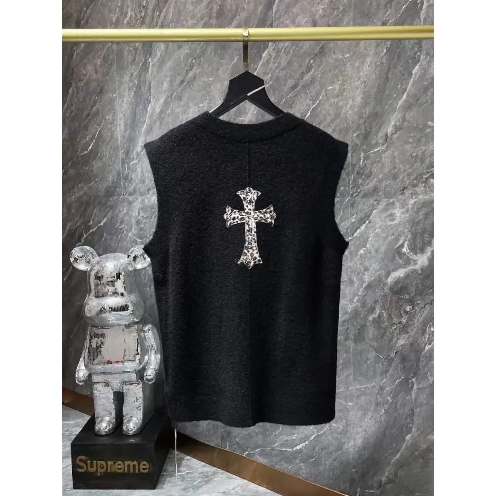 CHROME HEARTS Cashmere Sleeveless Vest 8856