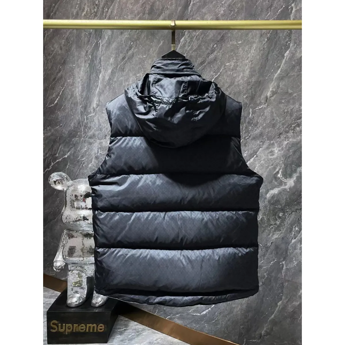 CHROME HEARTS Hooded Down Vest 8812