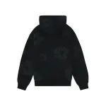 Denim Tears Cotton Wreath Hoodie Black Monochrome