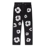 DENIM TEARS THE COTTON WREATH JEAN BLACK