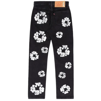 DENIM TEARS THE COTTON WREATH JEAN BLACK 02