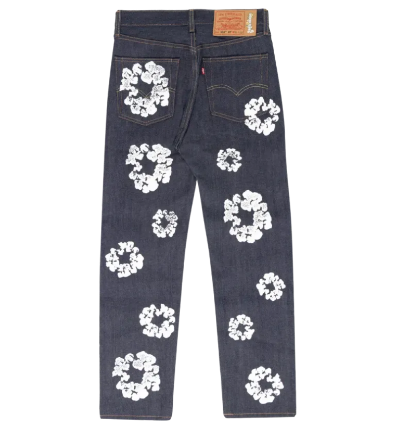 DENIM TEARS THE COTTON WREATH JEAN SELVEDGE