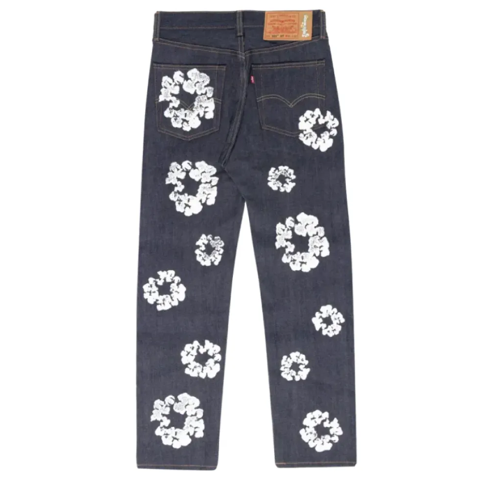 DENIM TEARS THE COTTON WREATH JEAN SELVEDGE