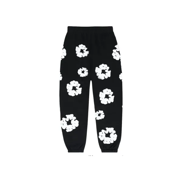 Denim Tears The Cotton Wreath Sweatpants Black