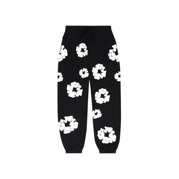 Denim Tears The Cotton Wreath Sweatpants Black