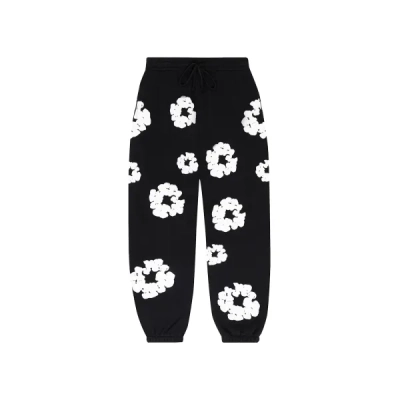 Denim Tears The Cotton Wreath Sweatpants Black 01