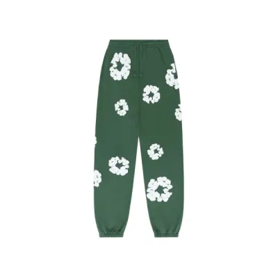 Denim Tears The Cotton Wreath Sweatpants Green 01