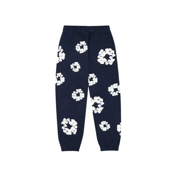 Denim Tears The Cotton Wreath Sweatpants Navy