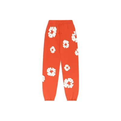 Denim Tears The Cotton Wreath Sweatpants Orange 01
