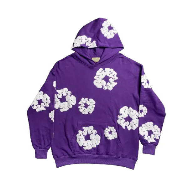 Denim Tears The Cotton Wreath Sweatshirt Purple