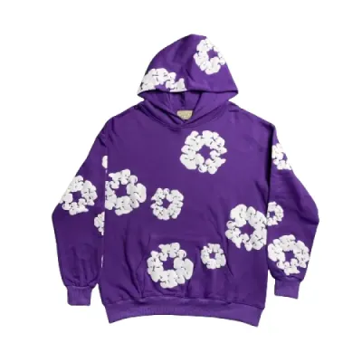 Denim Tears The Cotton Wreath Sweatshirt Purple 01
