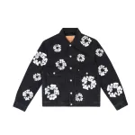 DENIM TEARS TYPE - 2 ALL OVER WREATH BLACK