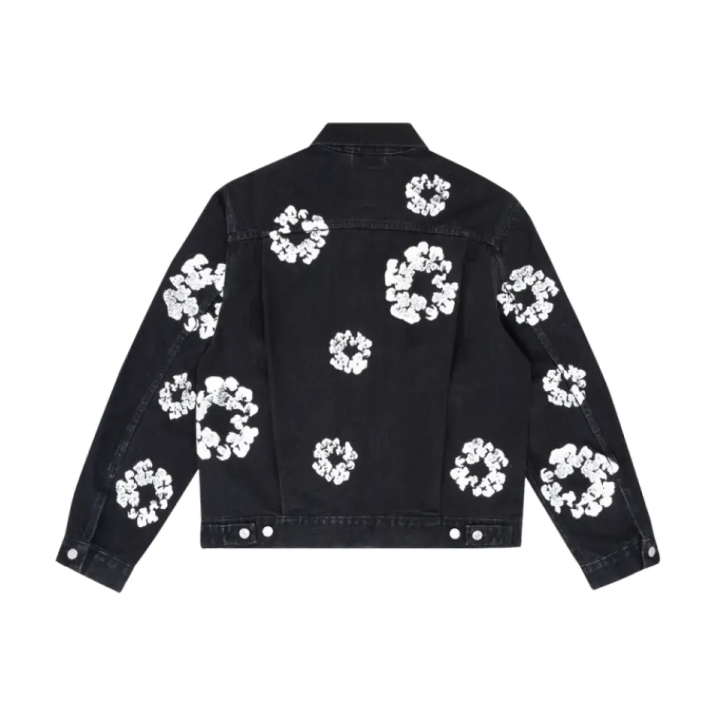 DENIM TEARS TYPE - 2 ALL OVER WREATH BLACK