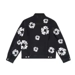 DENIM TEARS TYPE - 2 ALL OVER WREATH BLACK