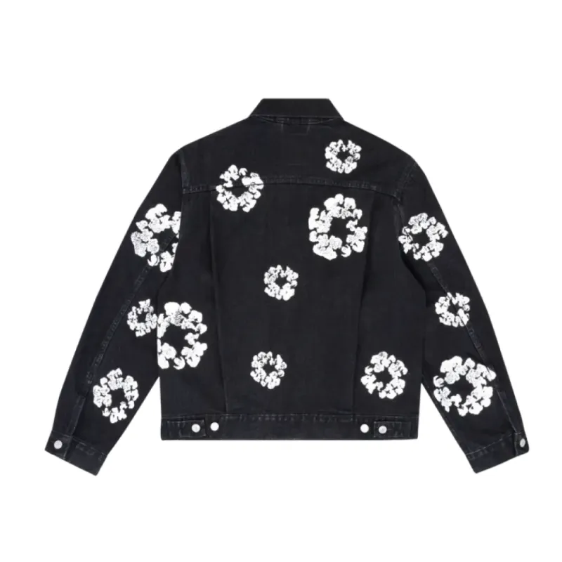 DENIM TEARS TYPE - 2 ALL OVER WREATH BLACK