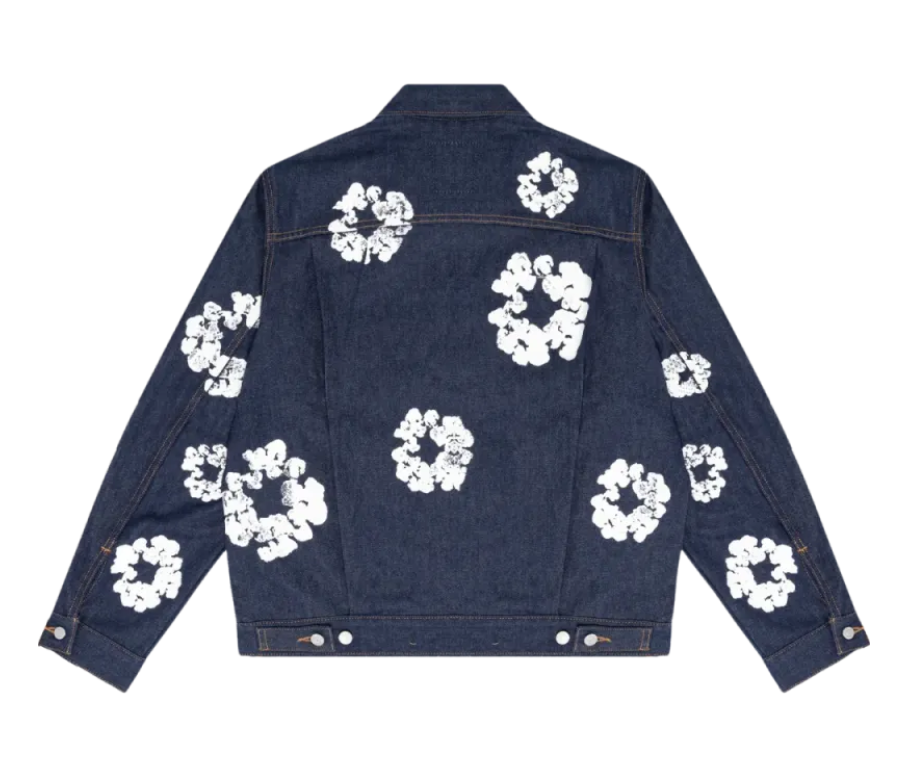 DENIM TEARS TYPE - 2 ALL OVER WREATH RAW Jacket