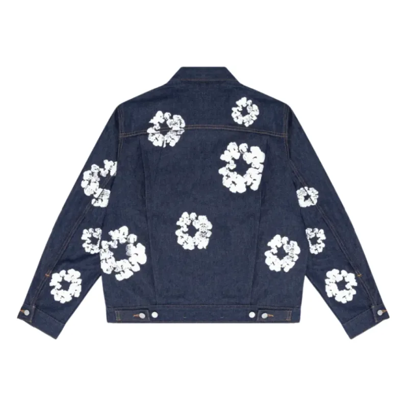 DENIM TEARS TYPE - 2 ALL OVER WREATH RAW Jacket