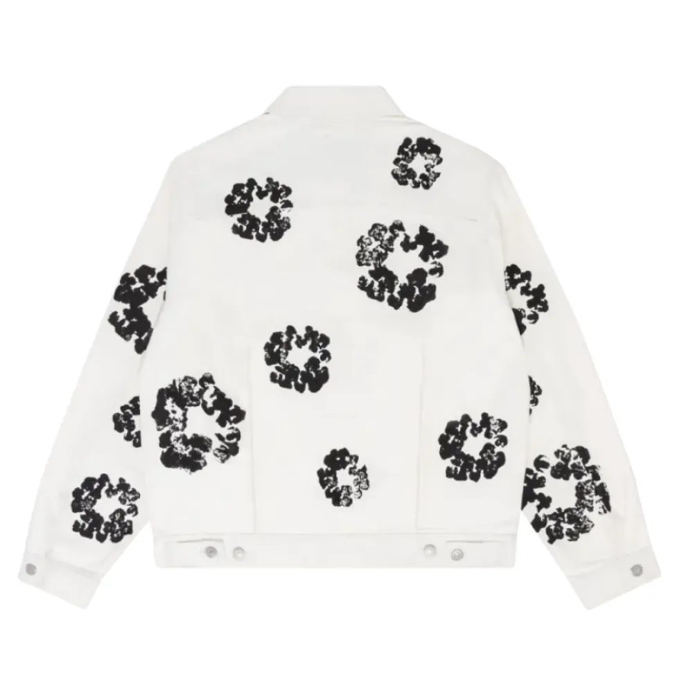 DENIM TEARS TYPE - 2 ALL OVER WREATH WHITE