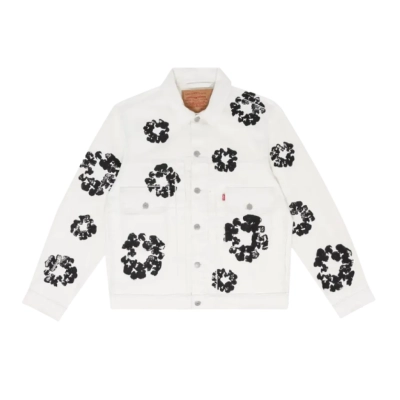 DENIM TEARS TYPE - 2 ALL OVER WREATH WHITE 01