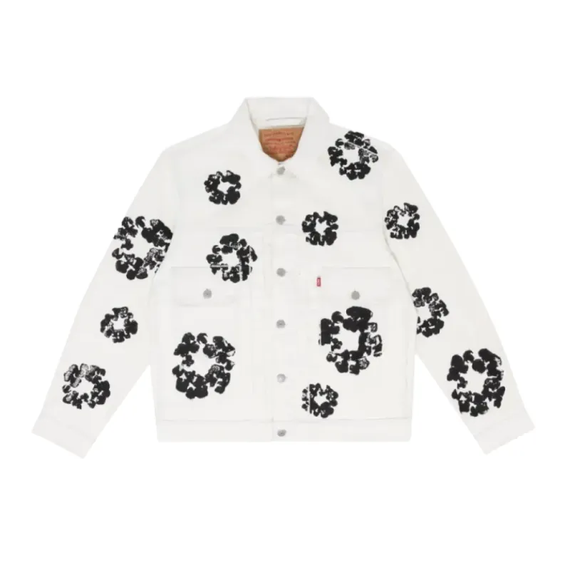 DENIM TEARS TYPE - 2 ALL OVER WREATH WHITE