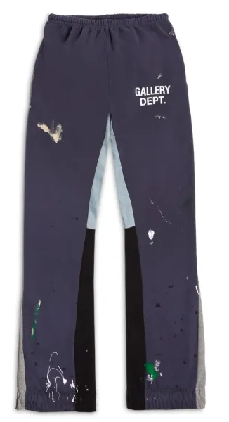 Gallery Dept. Painted Flare Sweat Pants Navy