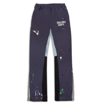 Gallery Dept. Painted Flare Sweat Pants Navy 02