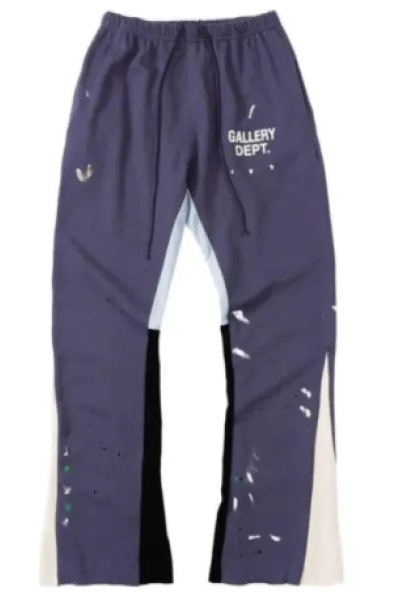Gallery Dept. Painted Flare Sweat Pants Navy