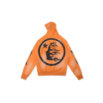 Hellstar Fire Orange Hoodie Orange Dye