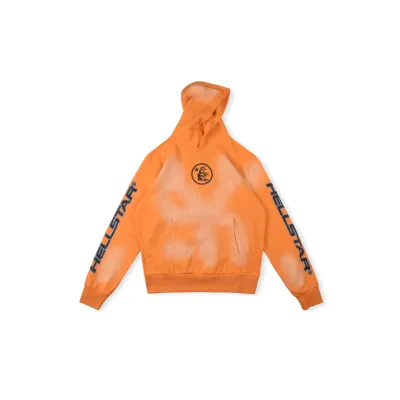 Hellstar Fire Orange Hoodie Orange Dye 01
