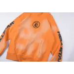 Hellstar Fire Orange Hoodie Orange Dye