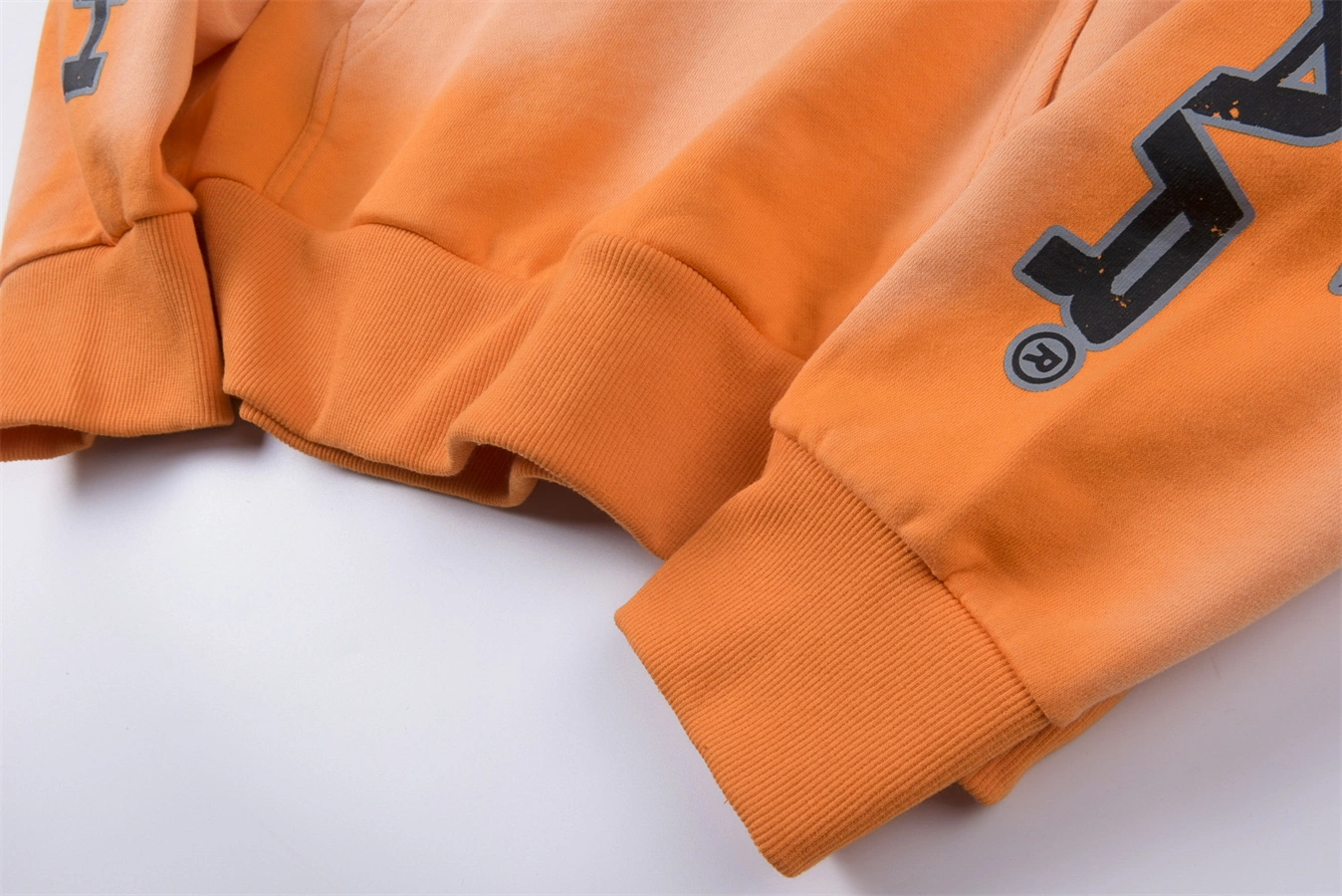 Hellstar Fire Orange Hoodie Orange Dye