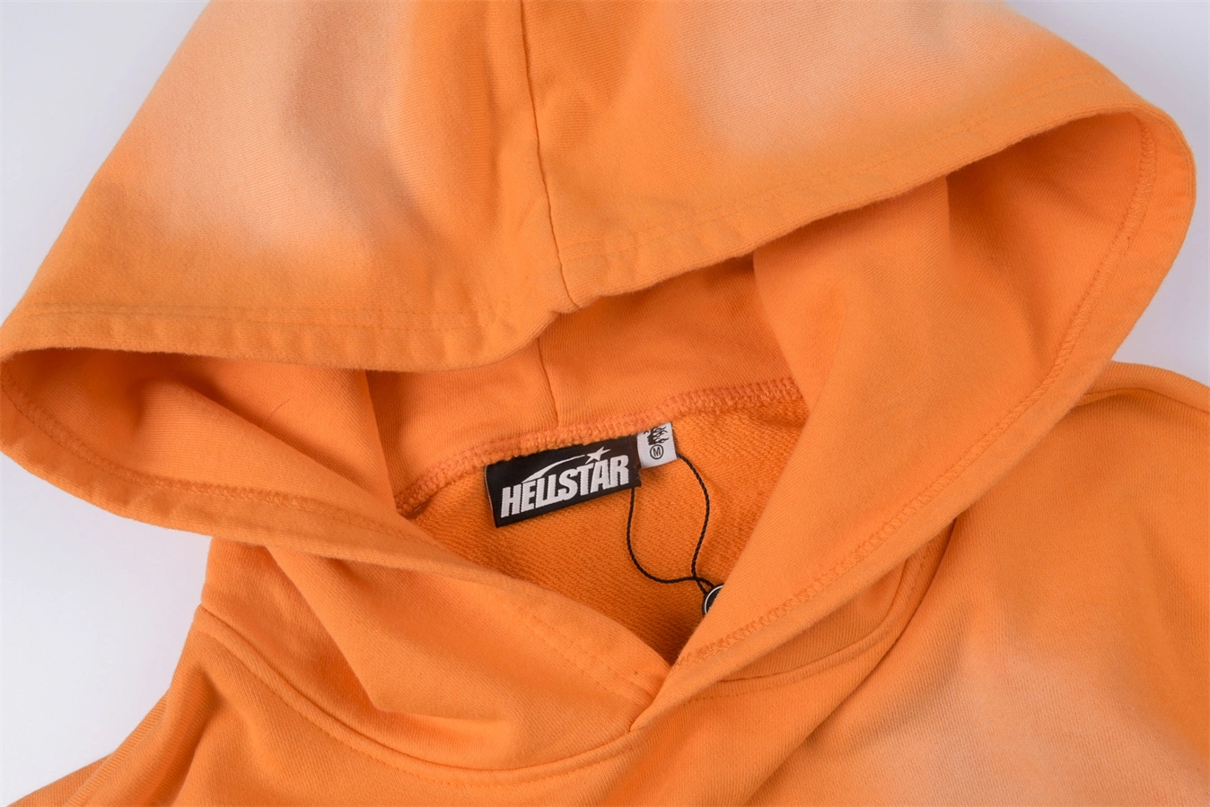 Hellstar Fire Orange Hoodie Orange Dye