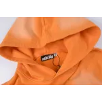Hellstar Fire Orange Hoodie Orange Dye