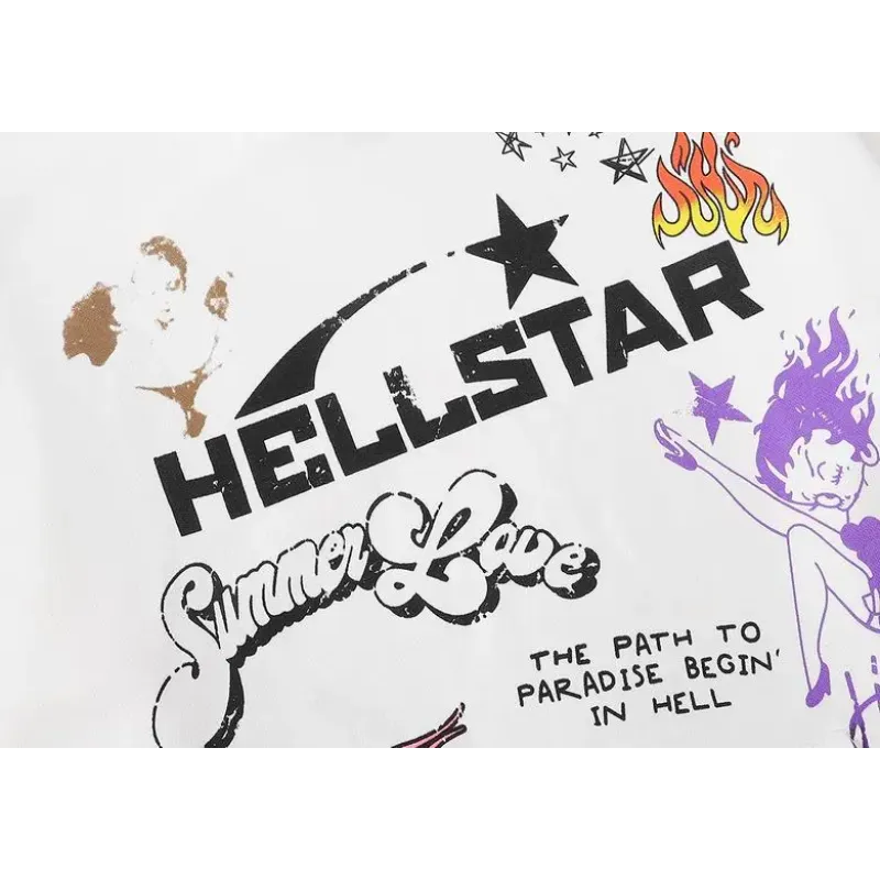 Hellstar Hoodie White