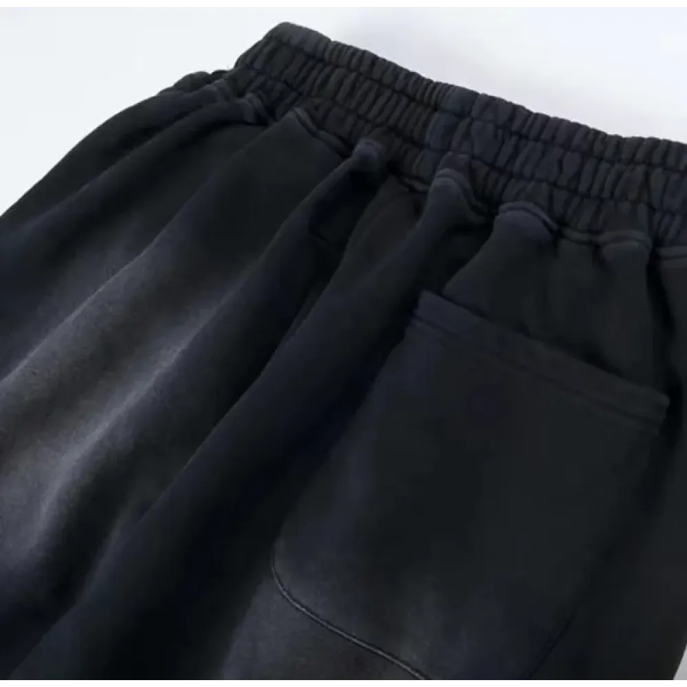 Hellstar No Guts No Glory Flare Bottom Sweatpants Midnight Dye Black