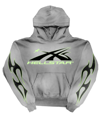 Hellstar Sport Hoodie Grey