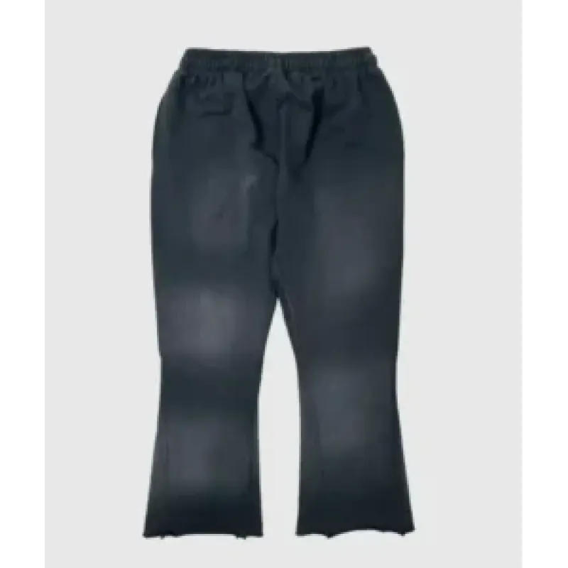 Hellstar Studios Racer Flare Black Sweatpants