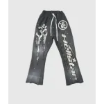 Hellstar Studios Racer Flare Black Sweatpants