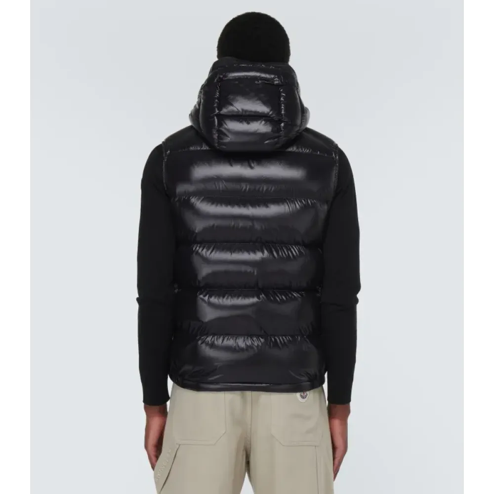 Moncler Bormes Down Vest Black