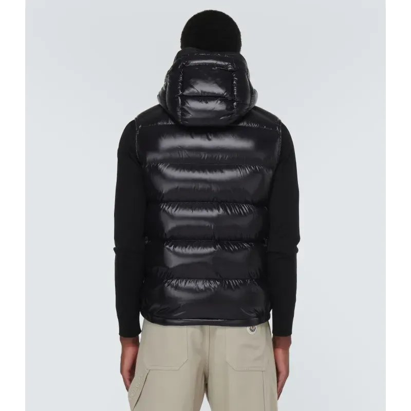  Moncler Bormes Down Vest Black