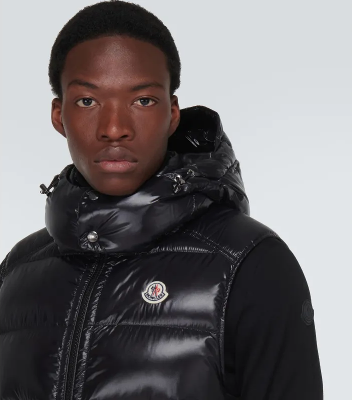 Moncler Bormes Down Vest Black