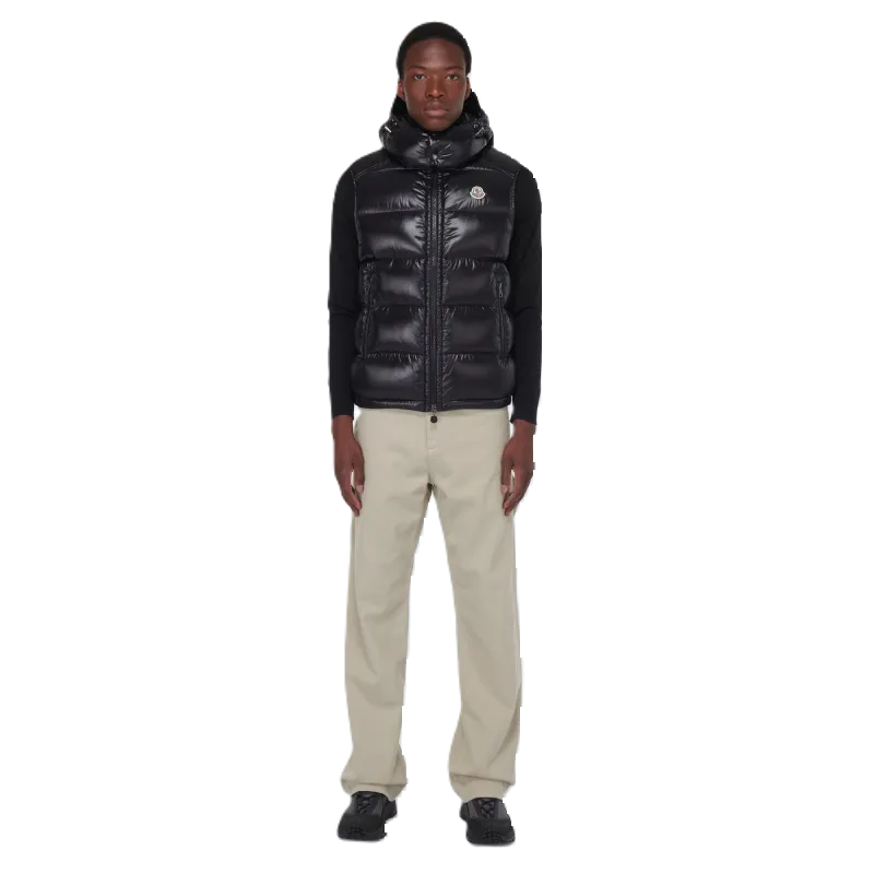 Moncler Bormes Down Vest Black