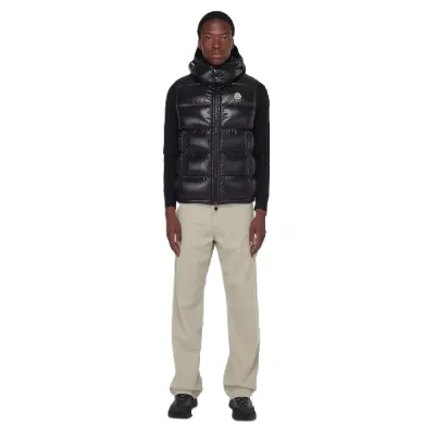 Moncler Bormes Down Vest Black 02
